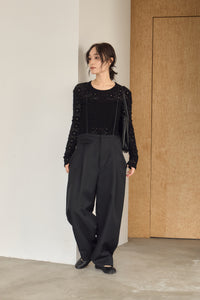 SUSPENDER COCOON PANTS