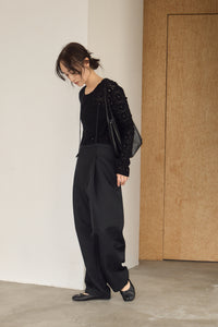 SUSPENDER COCOON PANTS