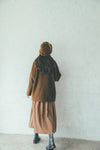 shaggy wool coat