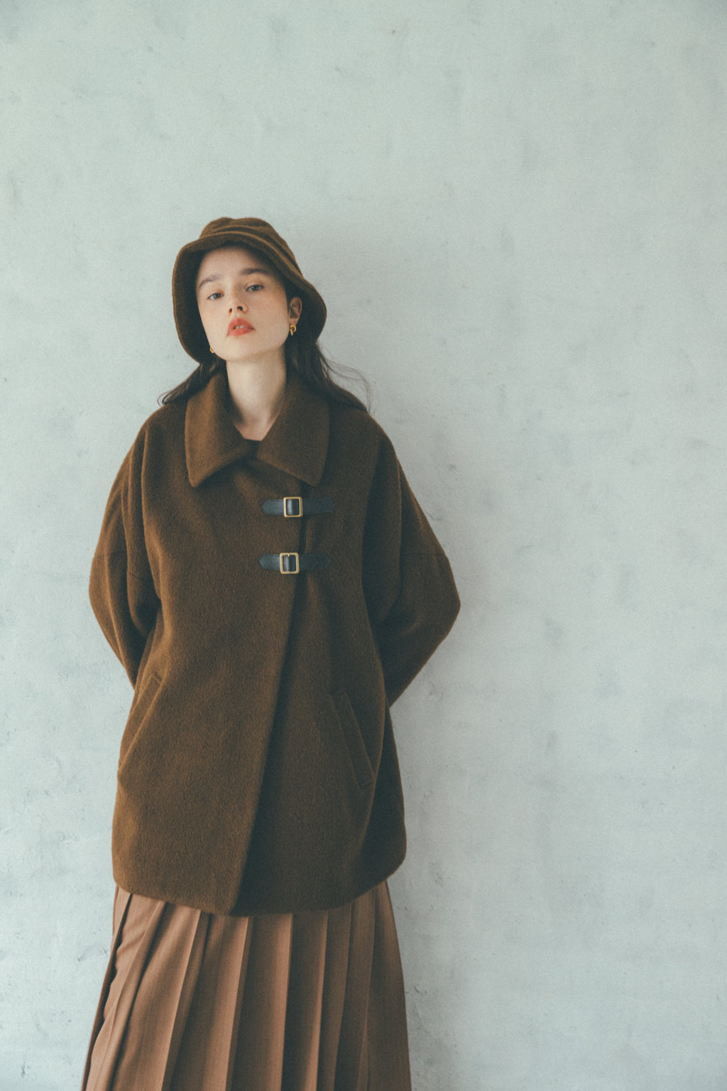 shaggy wool coat