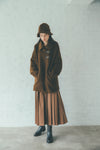 shaggy wool coat