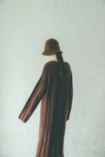 画像をギャラリービューアに読み込む, cable knit one piece
