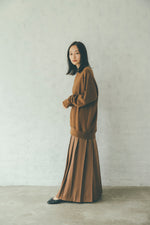 画像をギャラリービューアに読み込む, pleats volume skirt
