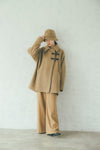 shaggy wool coat