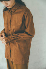 画像をギャラリービューアに読み込む, SOFT SUEDE OVER SHIRT
