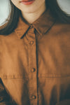 SOFT SUEDE OVER SHIRT