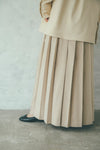 pleats volume skirt