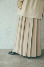 画像をギャラリービューアに読み込む, pleats volume skirt
