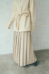 pleats volume skirt