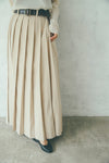 pleats volume skirt