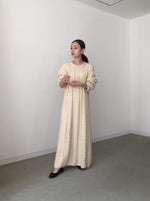 画像をギャラリービューアに読み込む, cable knit one piece
