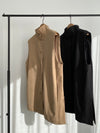 STAND COLLAR VEST
