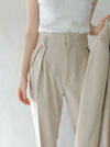 HIGH WAIST TAPERD PANTS