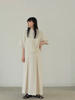 画像をギャラリービューアに読み込む, JACQUARD CROPPED BLOUSE

