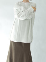 画像をギャラリービューアに読み込む, PIN TUCK BLOUSE
