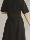 BELTED DRESS