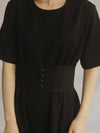 BELTED DRESS