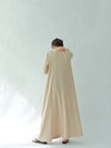 BACK SATIN DRESS