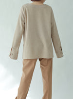 画像をギャラリービューアに読み込む, CHAMBRAY BLOUSE
