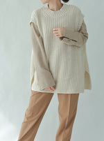 画像をギャラリービューアに読み込む, LOOSE KNIT VEST
