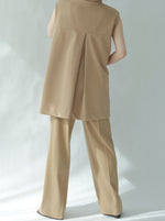 画像をギャラリービューアに読み込む, HIGH WAIST TUCK PANTS
