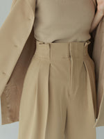 画像をギャラリービューアに読み込む, HIGH WAIST TUCK PANTS

