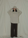 EYELET KNIT PANTS