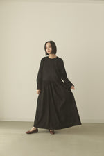 画像をギャラリービューアに読み込む, suede gather dress
