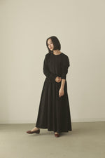 画像をギャラリービューアに読み込む, suede gather dress
