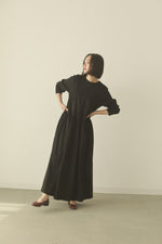 画像をギャラリービューアに読み込む, suede gather dress
