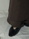 EYELET KNIT PANTS