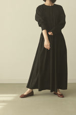 画像をギャラリービューアに読み込む, suede gather dress
