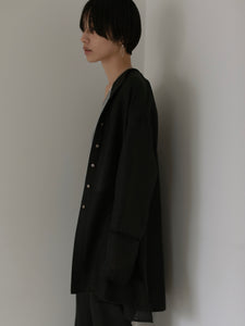 TWEEDY LONG BLOUSE