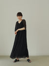 CREPE BACKTIE DRESS