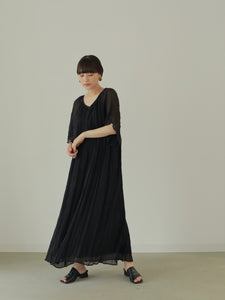 CREPE BACKTIE DRESS
