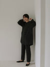 TWEEDY LONG BLOUSE