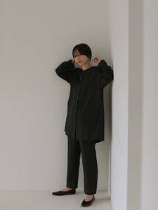 TWEEDY LONG BLOUSE