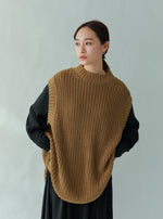 画像をギャラリービューアに読み込む, LOOSE KNIT VEST
