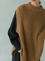 画像をギャラリービューアに読み込む, LOOSE KNIT VEST
