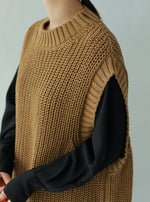 画像をギャラリービューアに読み込む, LOOSE KNIT VEST

