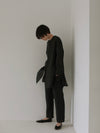 TWEEDY LONG BLOUSE
