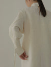 DOLMAN SLEEVE JACQUARD DRESS