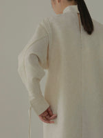 画像をギャラリービューアに読み込む, DOLMAN SLEEVE JACQUARD DRESS
