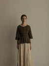 VINTAGE PEPLUM BLOUSE