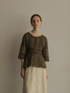 VINTAGE PEPLUM BLOUSE