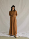 BELTED DRESS