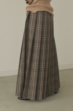 画像をギャラリービューアに読み込む, CHECK PLEATS VOLUME SKIRT
