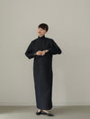 DOLMAN SLEEVE JACQUARD DRESS