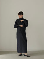 画像をギャラリービューアに読み込む, DOLMAN SLEEVE JACQUARD DRESS
