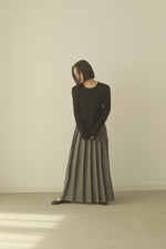 画像をギャラリービューアに読み込む, CHECK PLEATS VOLUME SKIRT
